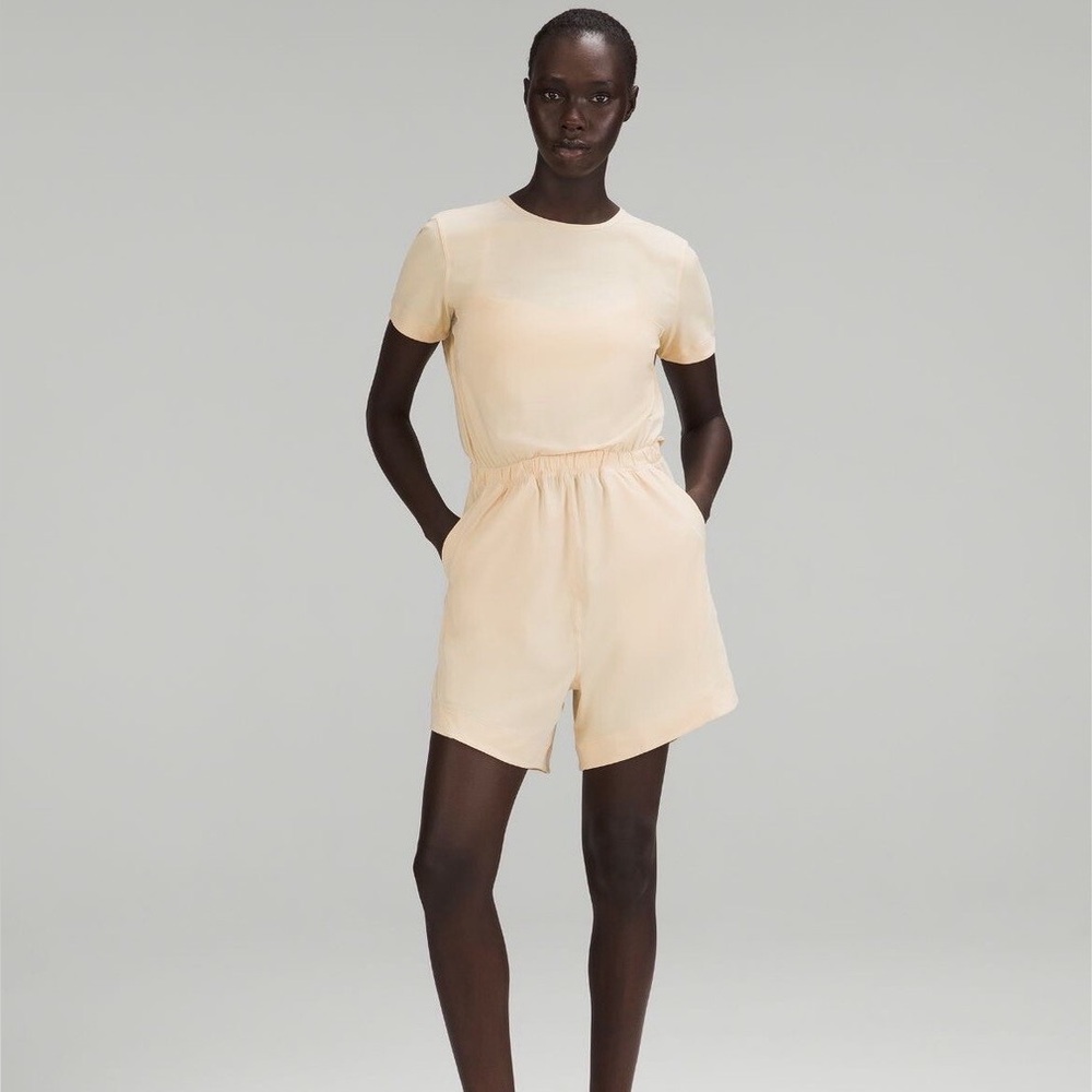 Lululemon Lightweight High-Neck Romper in Prosecco